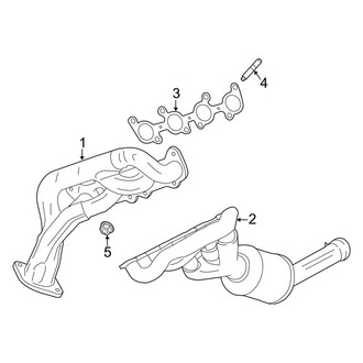 Ford OE - Exhaust System - Exhaust Manifold
