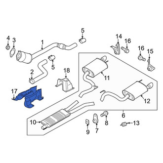 Ford OE - Rear Floor Pan Heat Shield