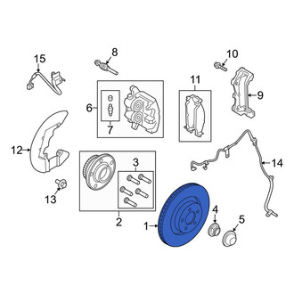 Ford OE - Front Disc Brake Rotor
