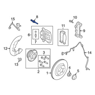 Ford OE - Rear Disc Brake Caliper Pin