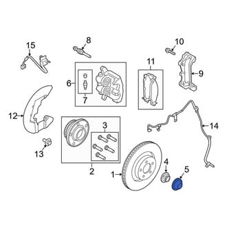 Ford OE - Front Wheel Bearing Dust Cap