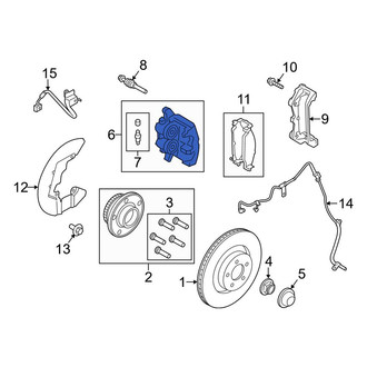 Ford OE - Front Right Disc Brake Caliper