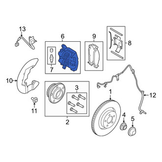 Ford OE - Front Right Disc Brake Caliper