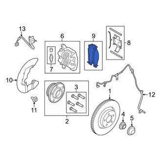 Ford OE - Front Disc Brake Pad Set