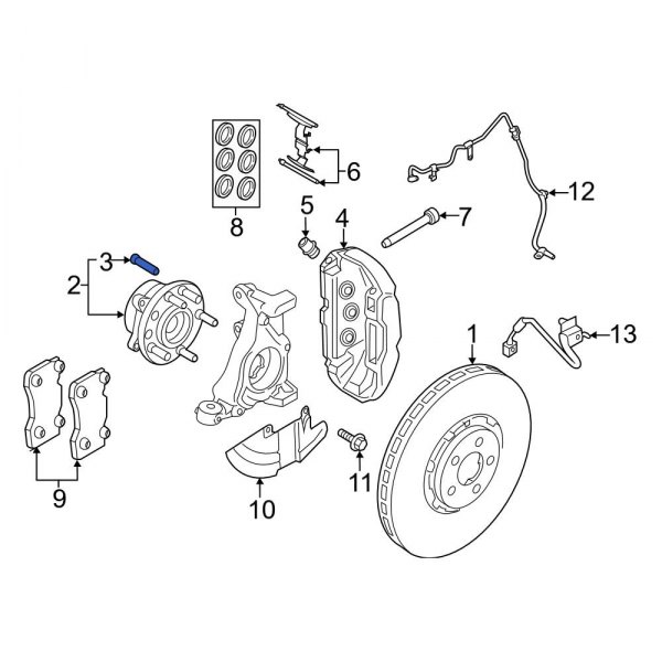 Wheel Lug Stud