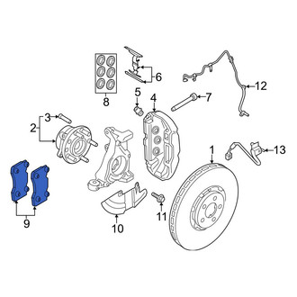 Ford OE - Front Disc Brake Pad Set