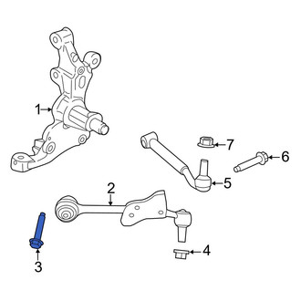Ford OE - Front Suspension Control Arm Bolt
