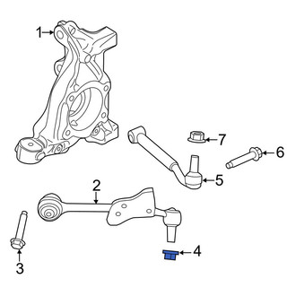 Ford OE - Front Suspension Control Arm Nut