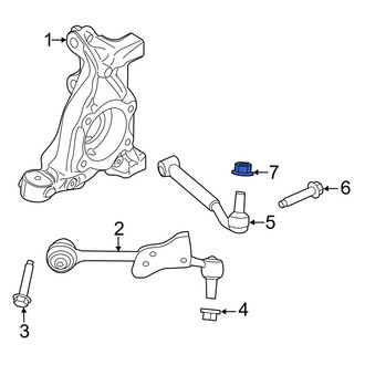 Ford OE - Front Suspension Stabilizer Bar Link Nut