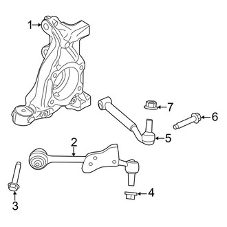 Ford OE - Front Suspension - Suspension Components