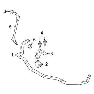 Ford OE - Front Suspension - Stabilizer Bar & Components