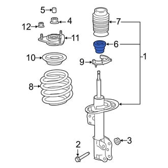 Ford OE - Front Suspension Strut Bumper