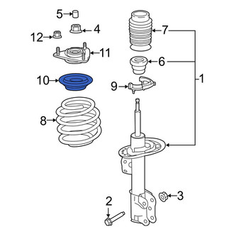 Ford OE - Front Upper Coil Spring Insulator