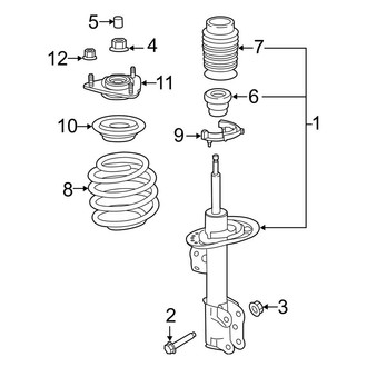 Ford OE - Front Suspension - Struts & Components