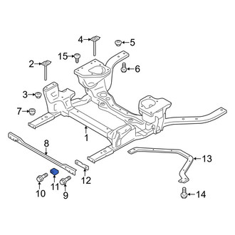 Ford OE - Radiator Shutter Assembly Nut