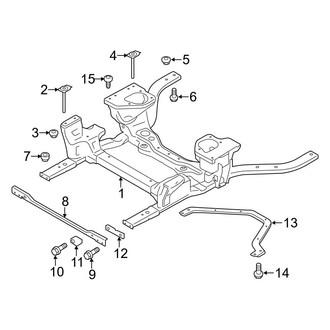 Ford OE - Front Suspension - Suspension Mounting