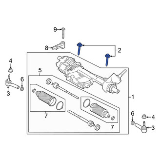 Ford OE - Rack and Pinion Bolt