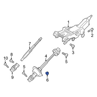 Ford OE - Steering Shaft Nut