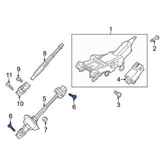 Ford OE - Lower Steering Shaft Bolt