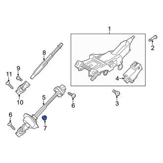 Ford OE - Steering Shaft Nut