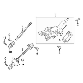 Ford OE - Steering Column Assembly (With Security Package)