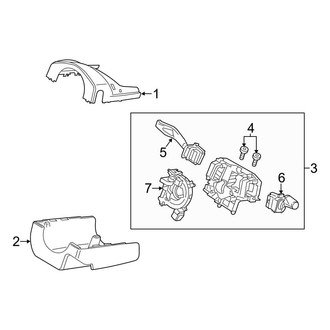 Ford OE - Steering Column - Shroud, Switches & Levers