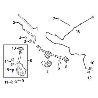 Ford OE - Windshield Washer Pump Grommet