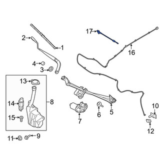 Ford OE - Front Windshield Washer Nozzle