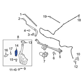 Ford OE - Windshield Washer Pump