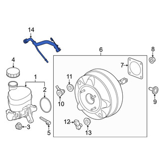 Ford OE - Brake Vacuum Hose