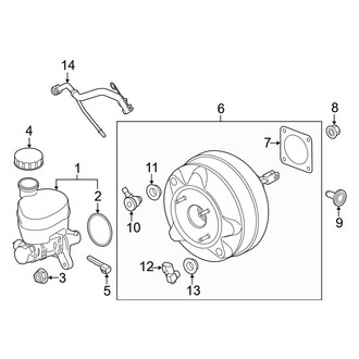 Ford OE - Cowl - Components on Dash Panel (EcoBoost / EcoBoost Premium)