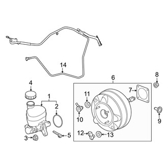 Ford OE - Cowl - Components on Dash Panel