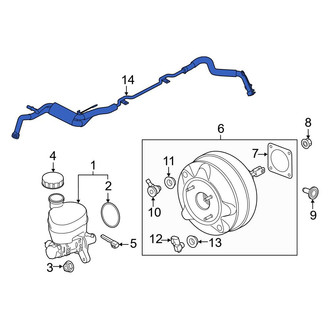 Ford OE - Brake Vacuum Hose