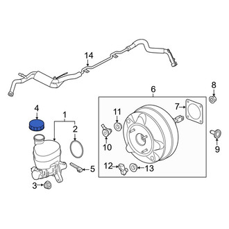 Ford OE - Brake Master Cylinder Reservoir Cap
