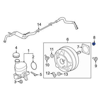 Ford OE - Power Brake Booster Nut