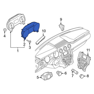 Ford OE - Instrument Panel Lens