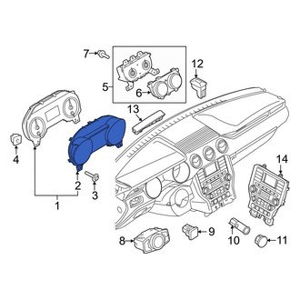 Ford OE - Instrument Panel Lens