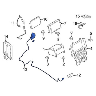Ford OE - GPS Navigation Control Module Connector