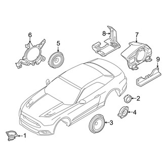 Ford OE - Instrument Panel - Sound System (Speakers)