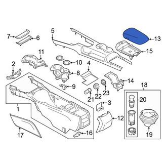 Ford OE - Console Lid