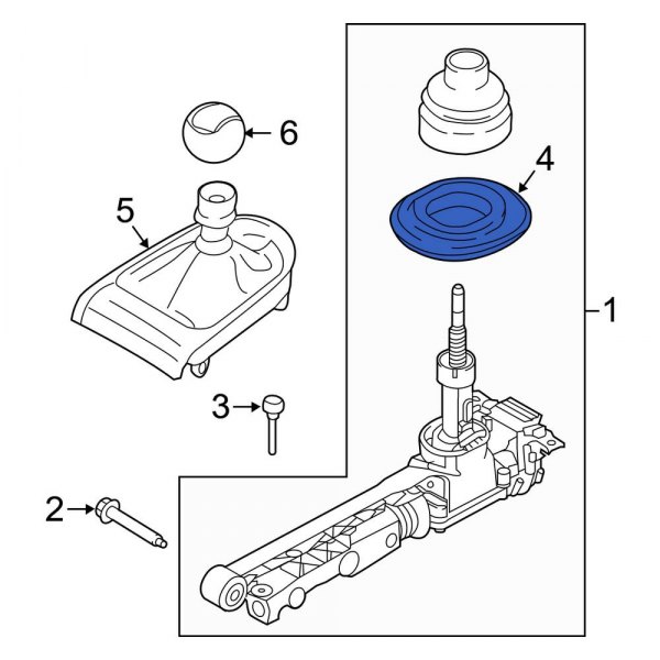 Ford OE FR3Z7277A Manual Transmission Shift Lever Seal