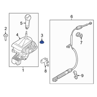 Ford OE - Automatic Transmission Shift Lever Nut