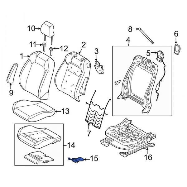 Temperature Controlled Seat Blower Motor