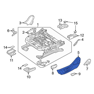 Ford OE - Front Right Seat Trim Panel