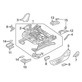 Ford OE - Seats & Tracks - Tracks & Components (Passenger Seat, Power)