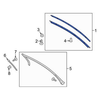 Ford OE - Left Roof Molding