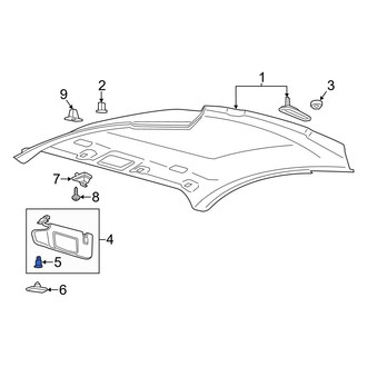 Ford OE - Sun Visor Clip