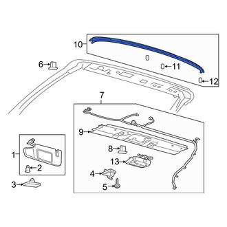 Ford OE - Right Roof Molding