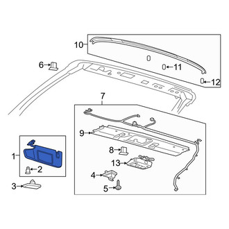 Ford OE - Left Sun Visor