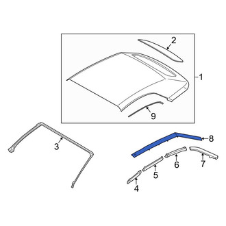 Ford OE - Right Convertible Top Cable
